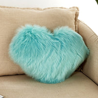 Fluffy Heart Pillow with Insert | Pillow Heart Shaped