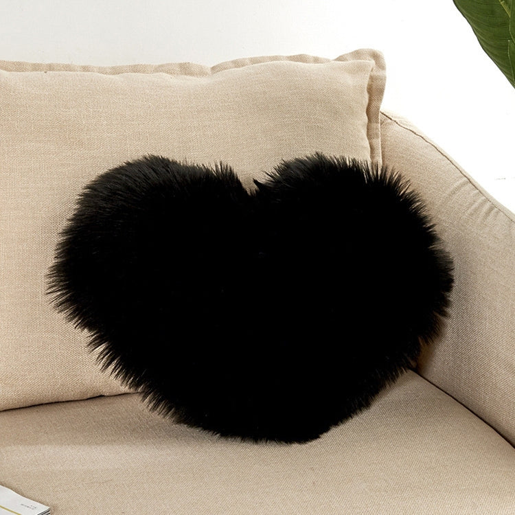 Fluffy Heart Pillow with Insert | Pillow Heart Shaped