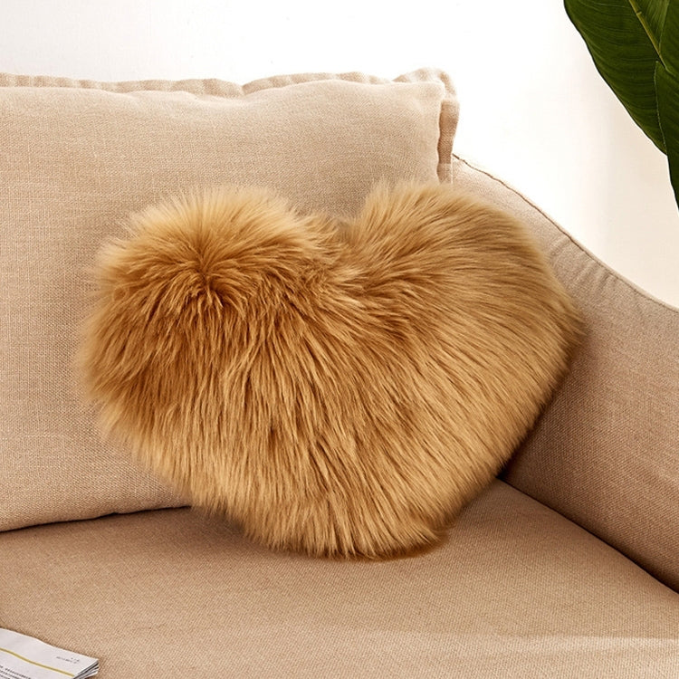 Fluffy Heart Pillow with Insert | Pillow Heart Shaped
