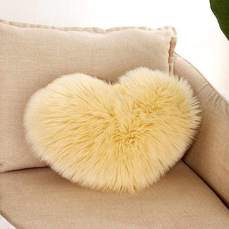 Fluffy Heart Pillow with Insert | Pillow Heart Shaped
