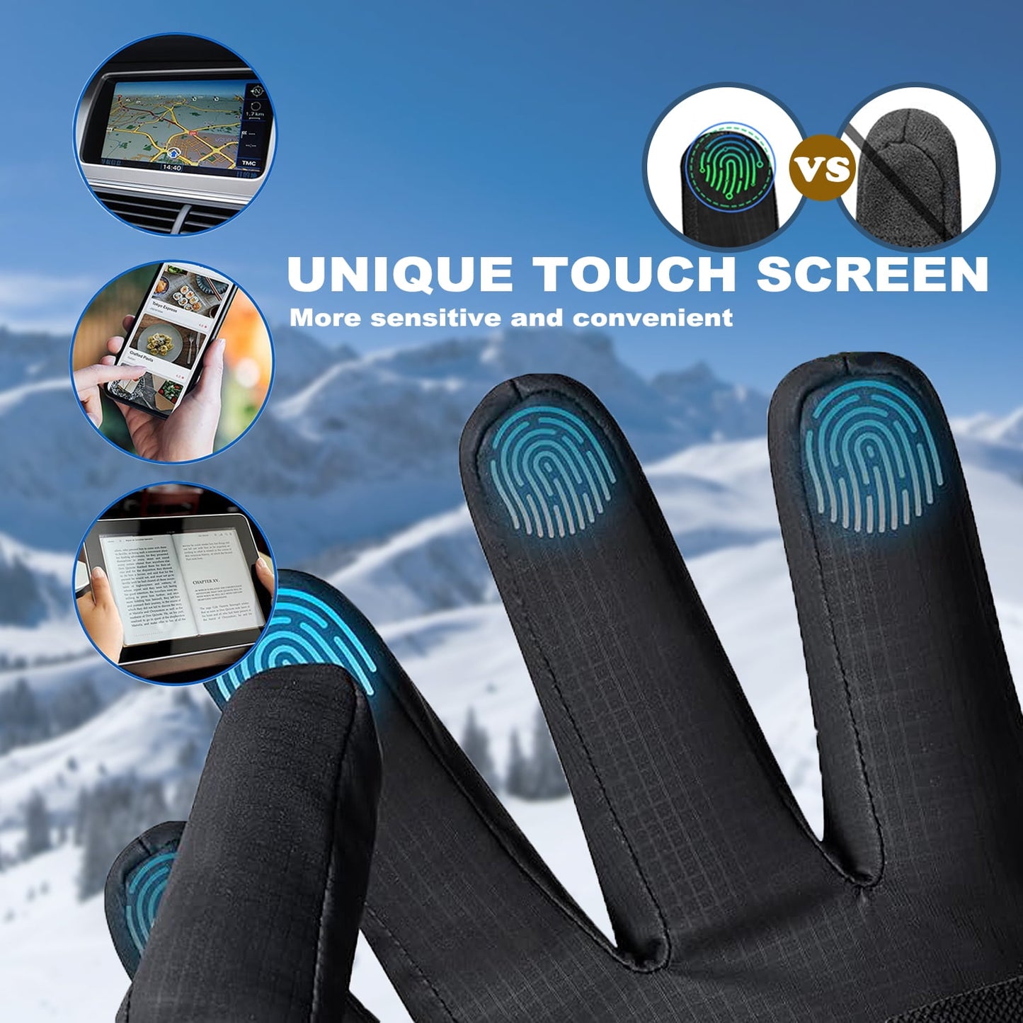 Waterproof Winter Gloves 