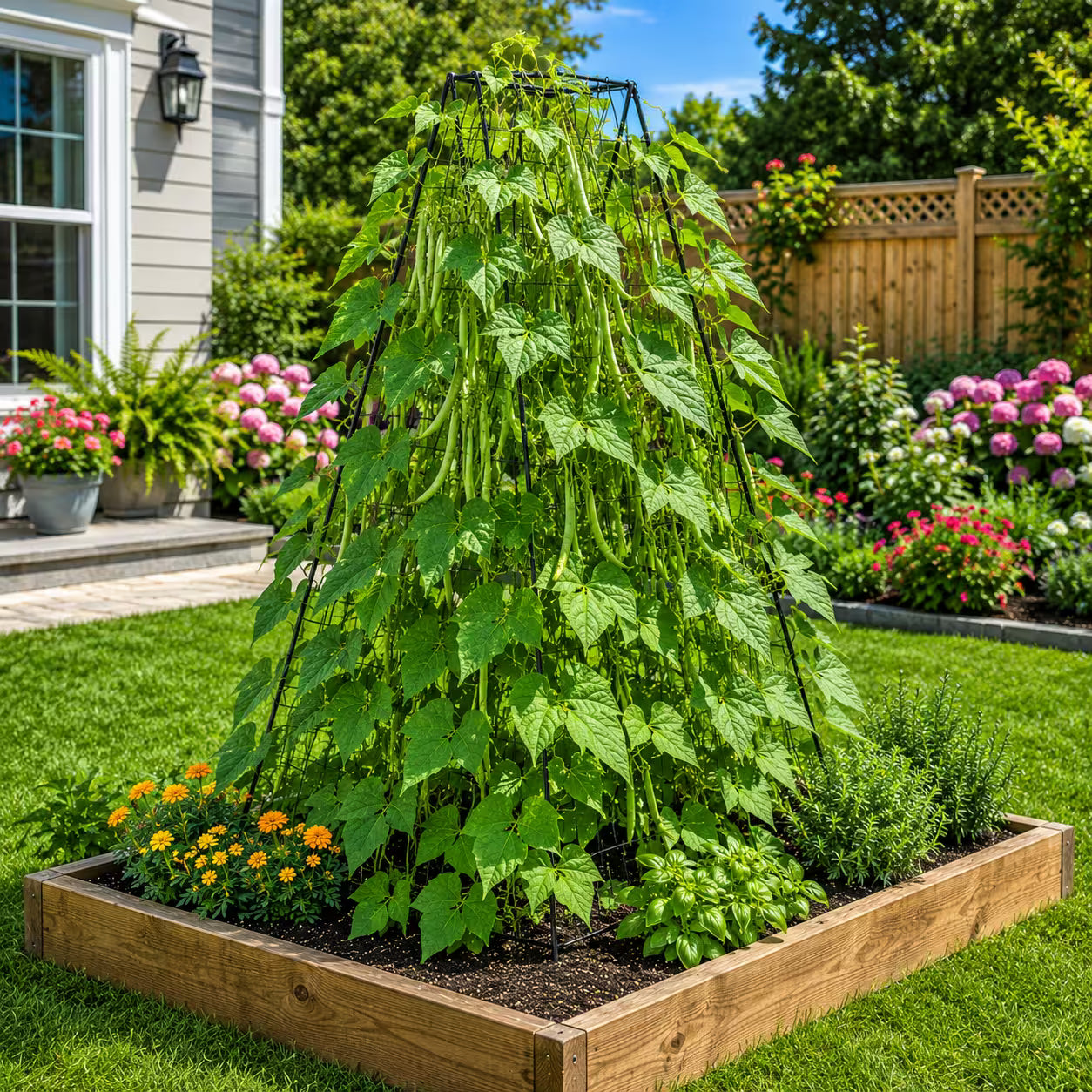 Versatile Bean_Garden_Trellis