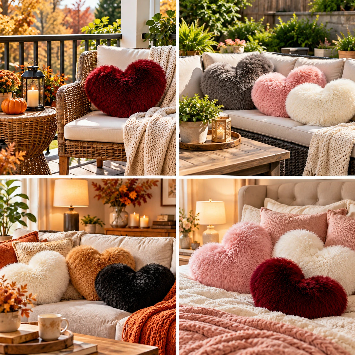 Pillow Heart Shaped