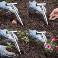 Hand Held Stainless Steel Seed Planter Tool