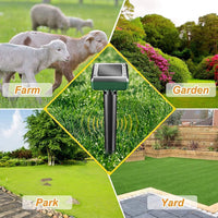 Solar Powered Animal Repellent for Garden

