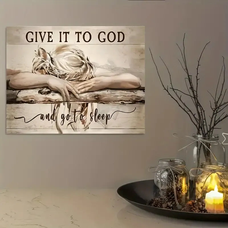 Wall Art Decor - Give It To God