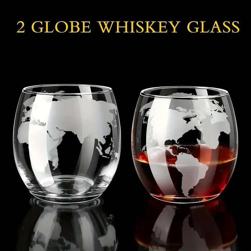 Whiskey Decanter Set With 2 Whiskey Glasses Gifts for Men