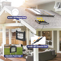 Large Solar Powered Bug Zapper
