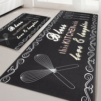 2 Pcs Decorative Kitchen Mats Anti Fatigue