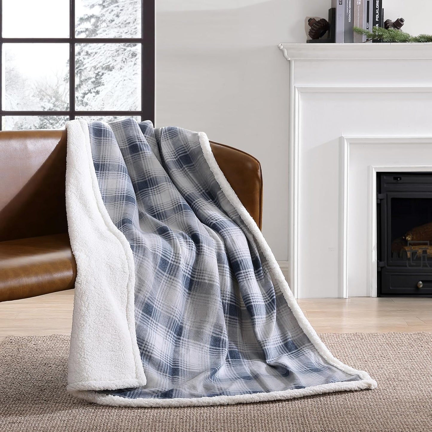Plaid Throw Blanket
