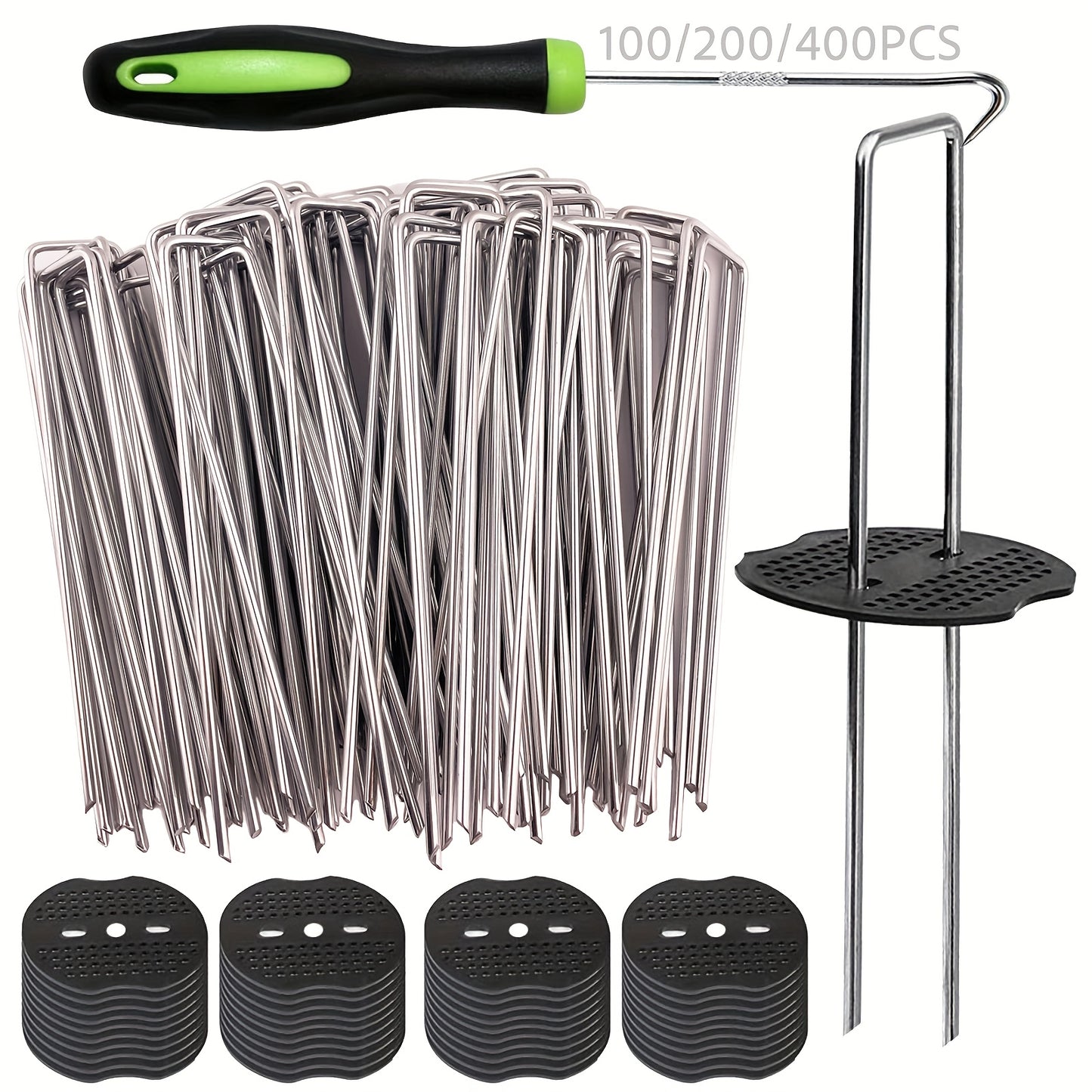100/200/400 Pcs Garden Staples