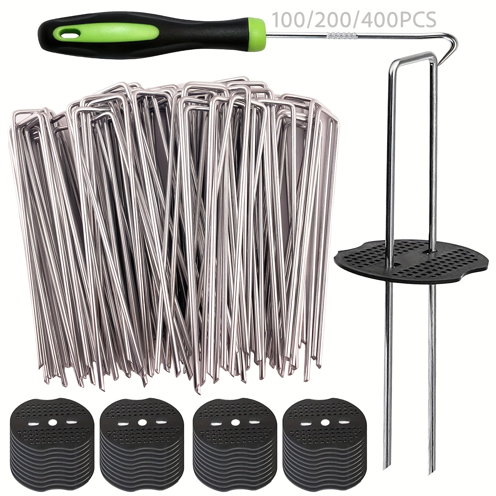 100/200/400 Pcs Garden Staples