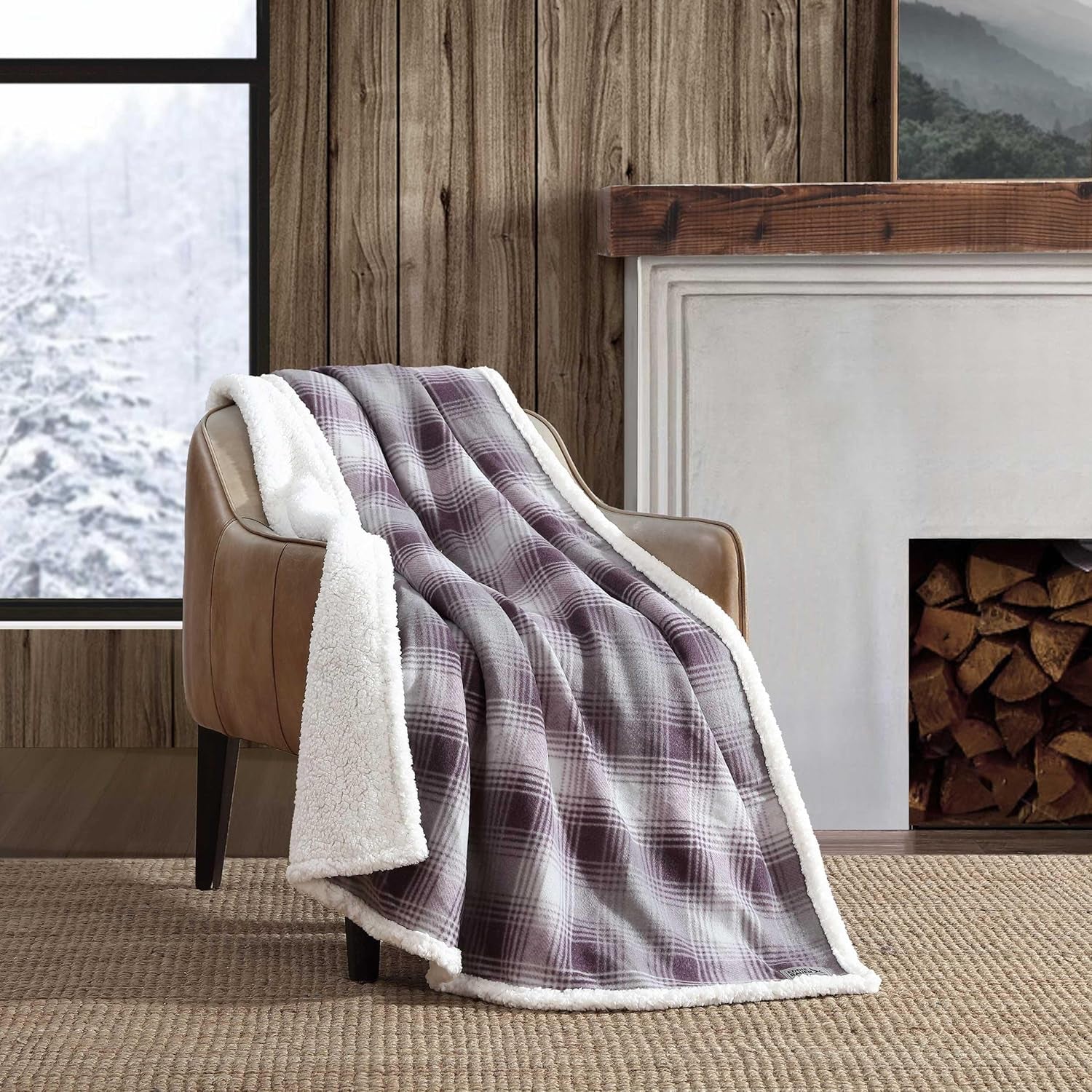Plaid Throw Blanket