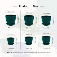 6 Pcs Set of Flower Pots