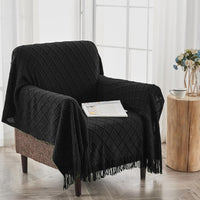 Cable Knit Throw Blanket