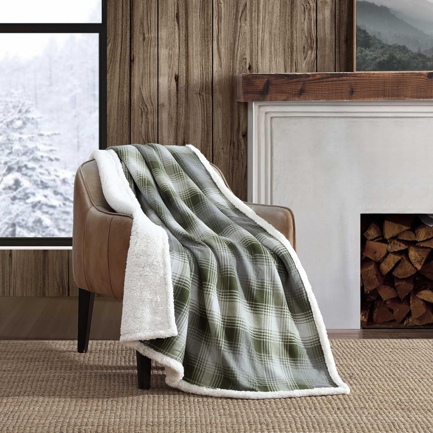 Plaid Throw Blanket