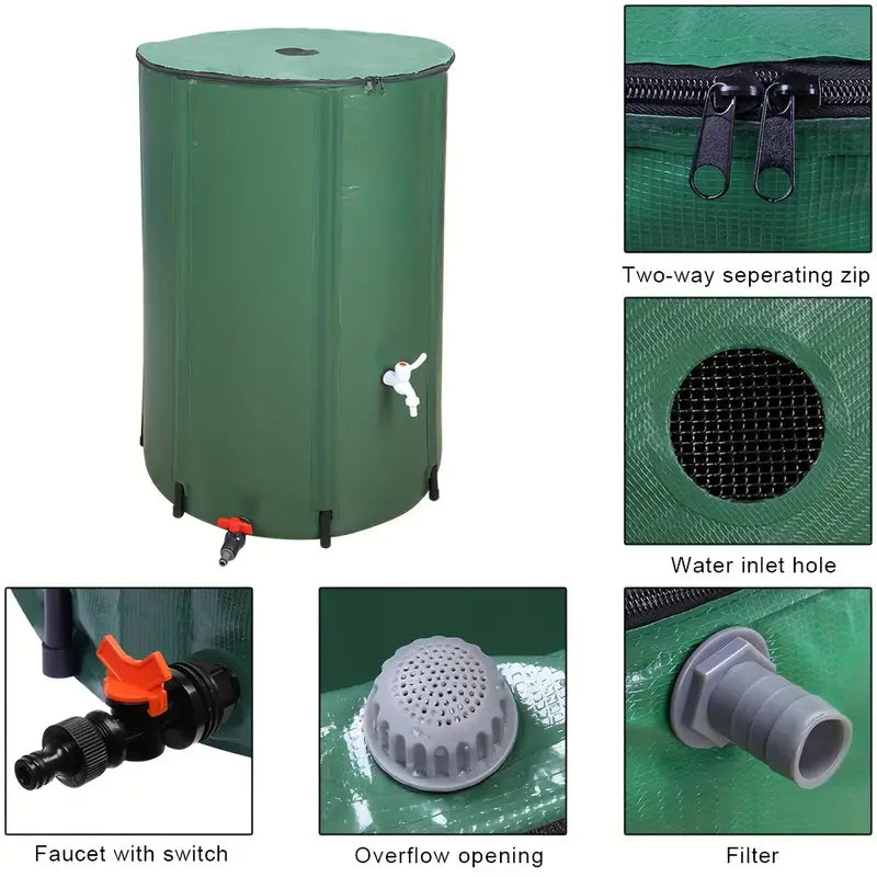 100 Gallon Foldable Rain Barrel