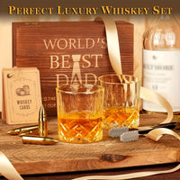 Gift for Dad/Him, Whiskey Stones Gift Set