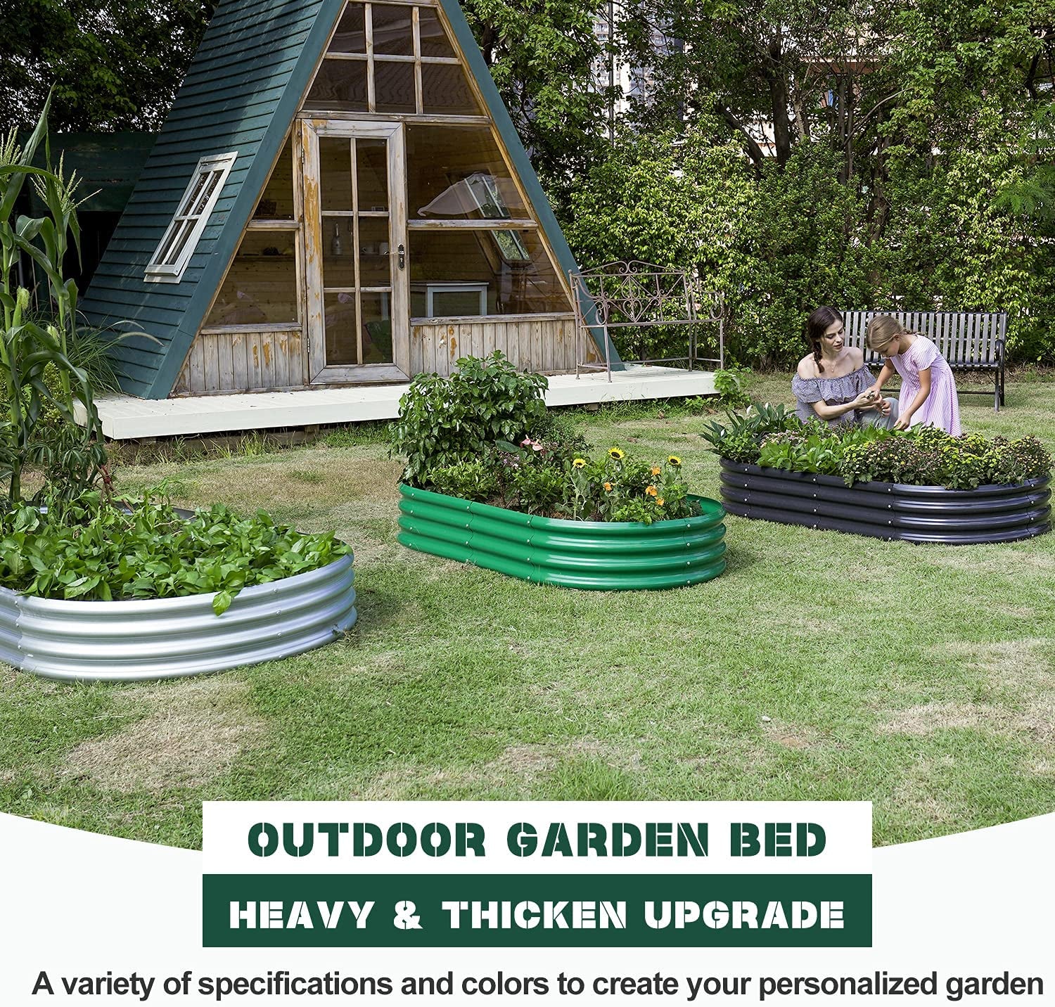 Yard Metal Raised Beds