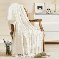 Cable Knit Throw Blanket