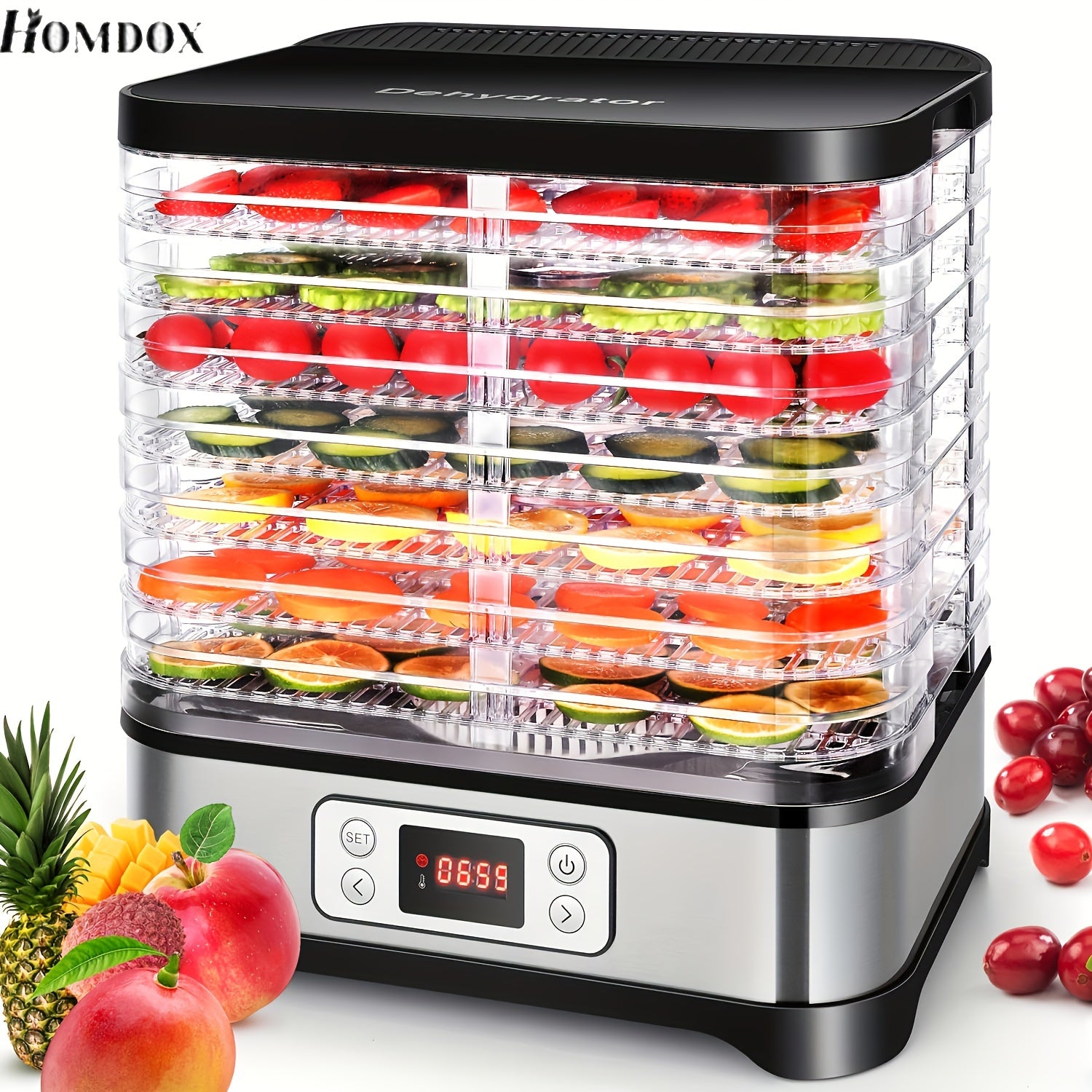 8 Tray Food Dehydrator - BPA-Free