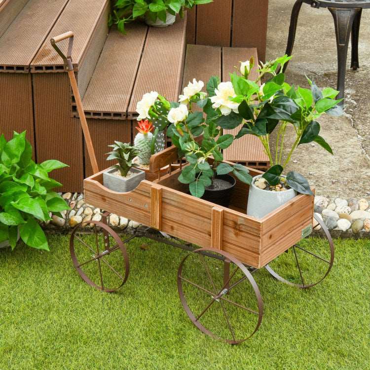 Garden Cart Planter, Fall Garden Decor