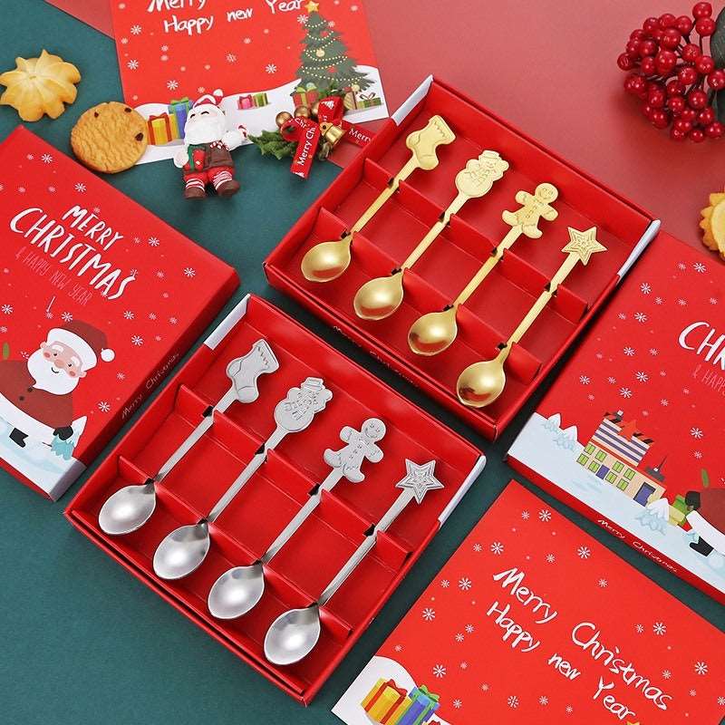 Coffee Spoons, Christmas Gift Set