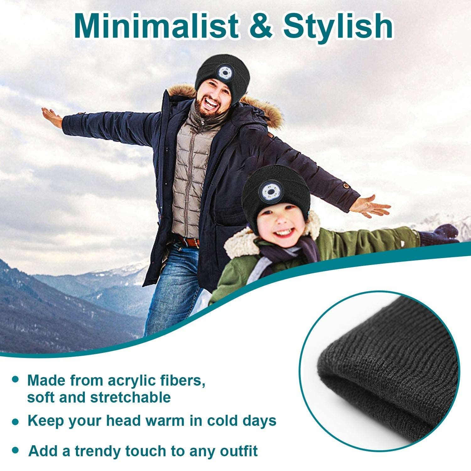 Beanie Bluetooth Headphones, Bluetooth Beanie