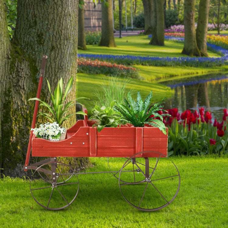 Garden Cart Planter, Fall Garden Decor