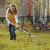 Load image into Gallery viewer, Girl Cleaning with the Expandable Leaf Rake