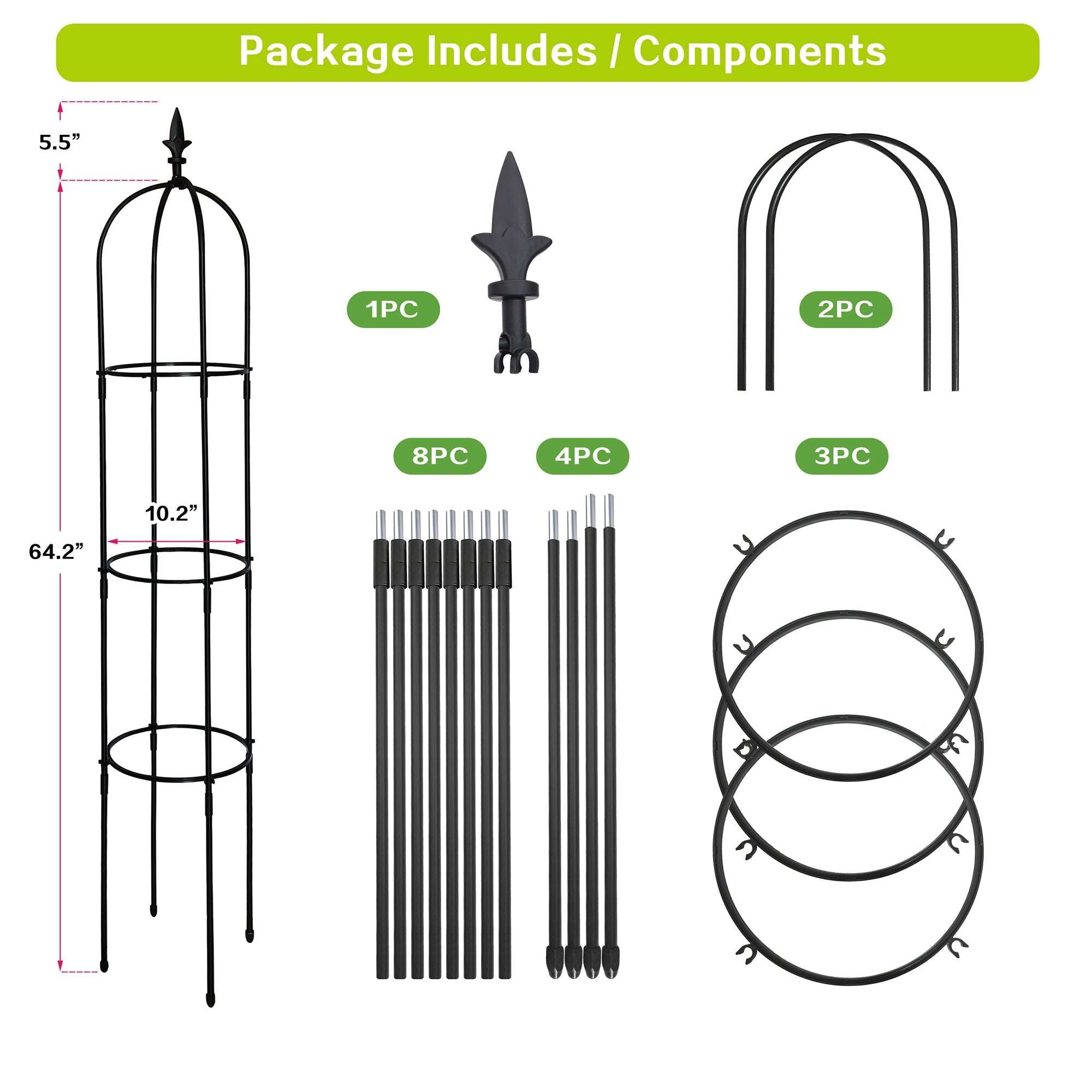 Trellis Obelisk Complete Package