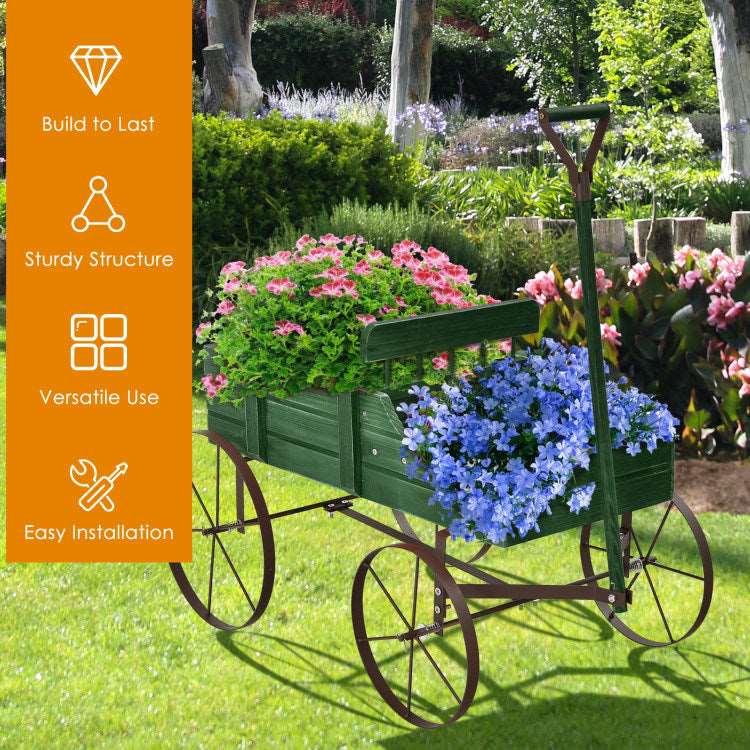 Garden Cart Planter, Fall Garden Decor