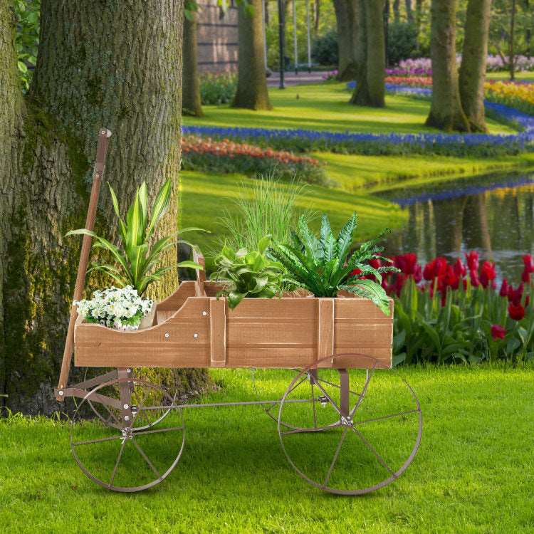 Garden Cart Planter, Fall Garden Decor