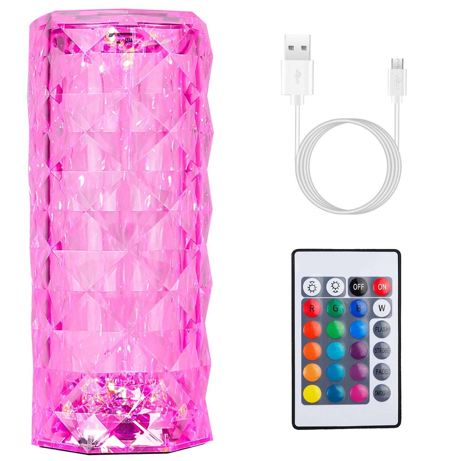 Dimmable Table Lamp, Diamond Table Lamp