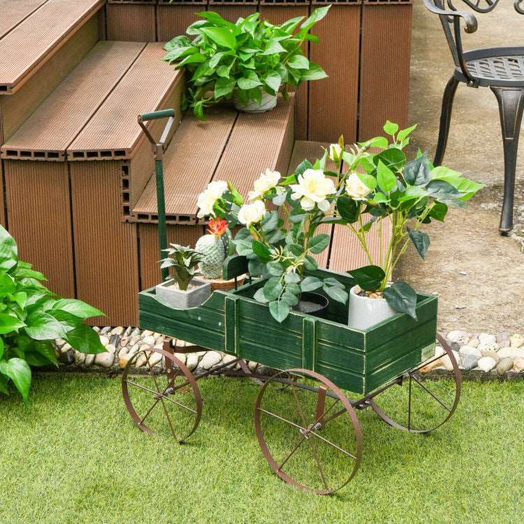 Garden Cart Planter, Fall Garden Decor