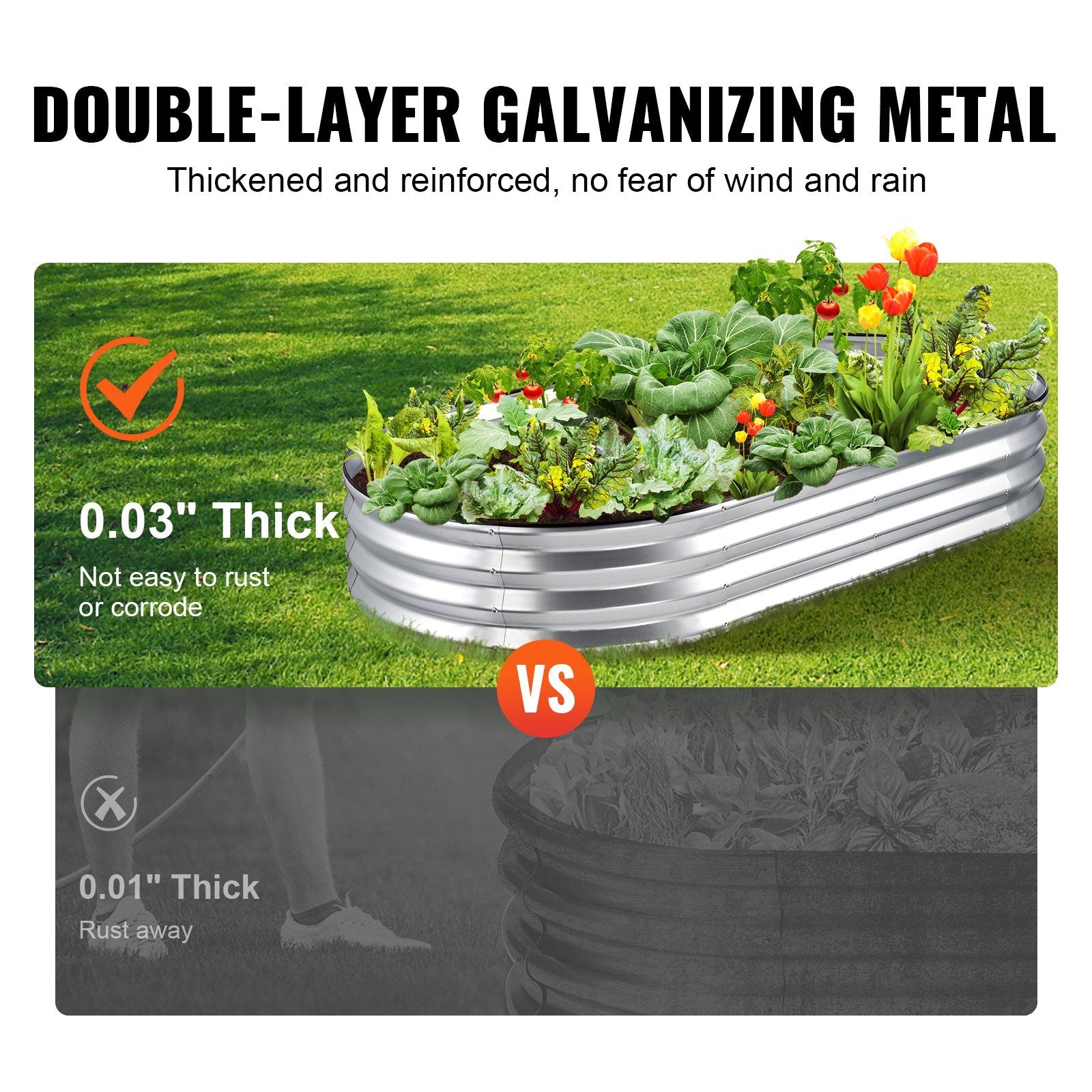 Metal Raised Garden Bed