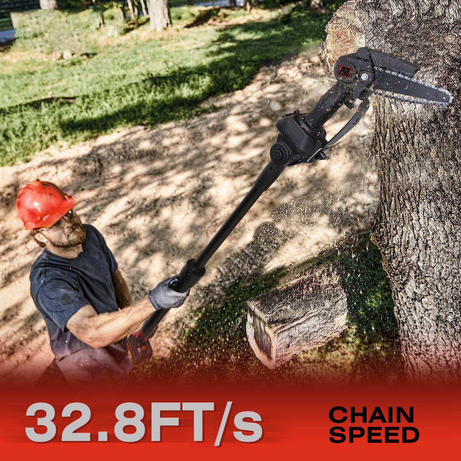 2-in-1 Cordless Pole Saw and Small Chainsaw