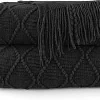Cable Knit Throw Blanket