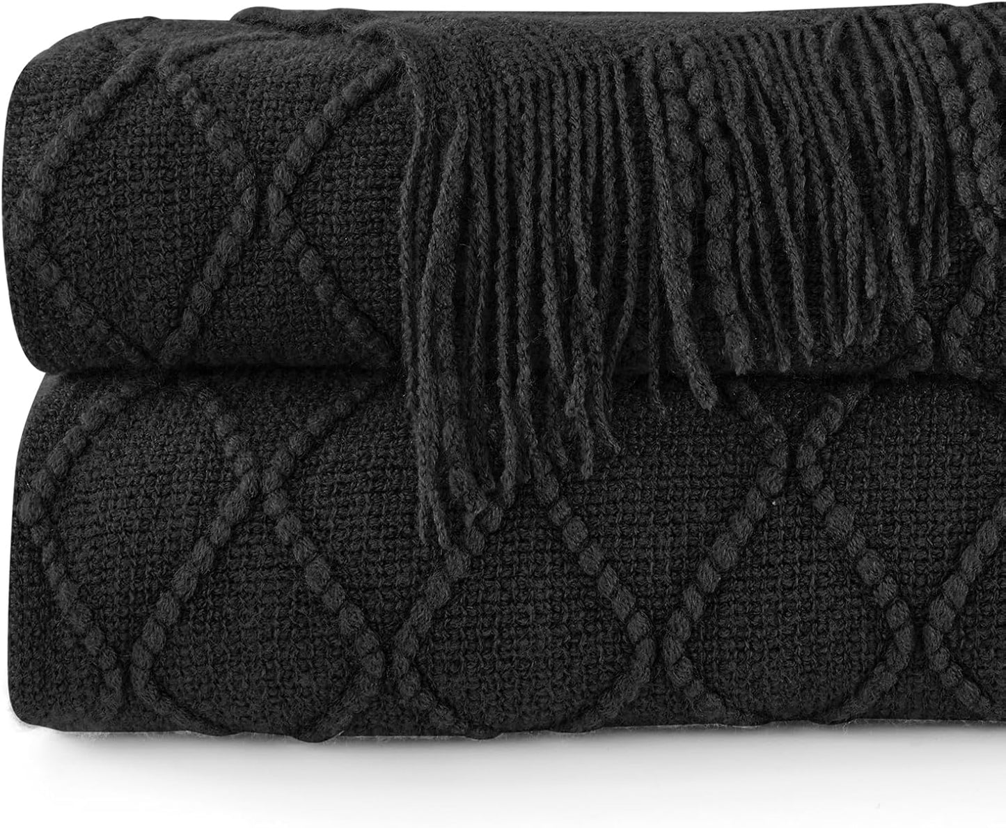 Cable Knit Throw Blanket