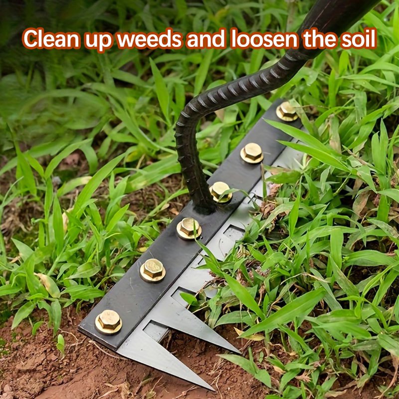 2 Pcs Metal Weed Rake