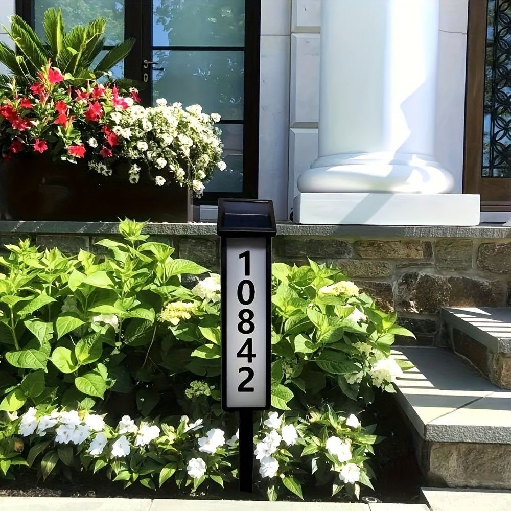 Lighted House Number Signs