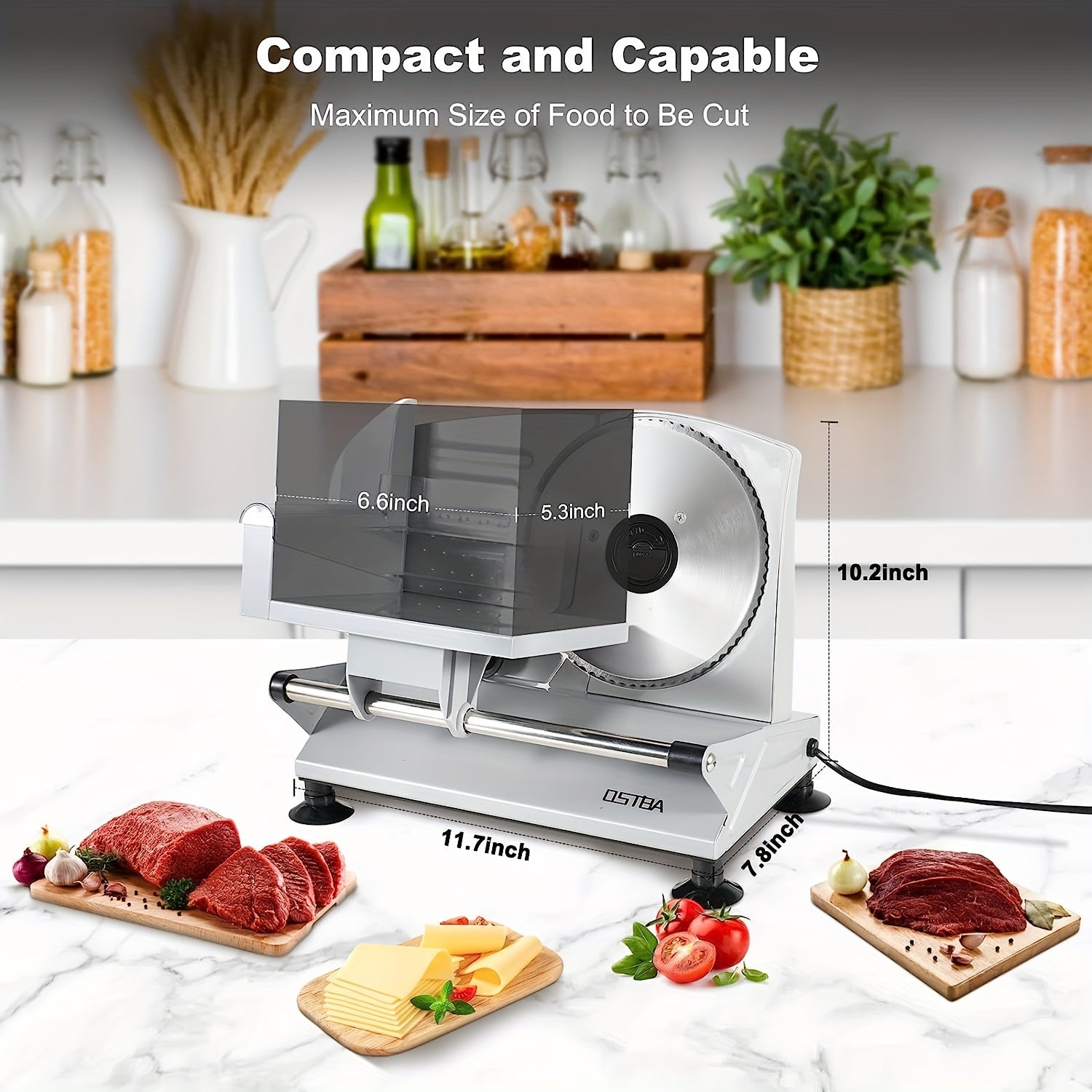 Electric Meat Slicer |  Electric Deli Food Slicer