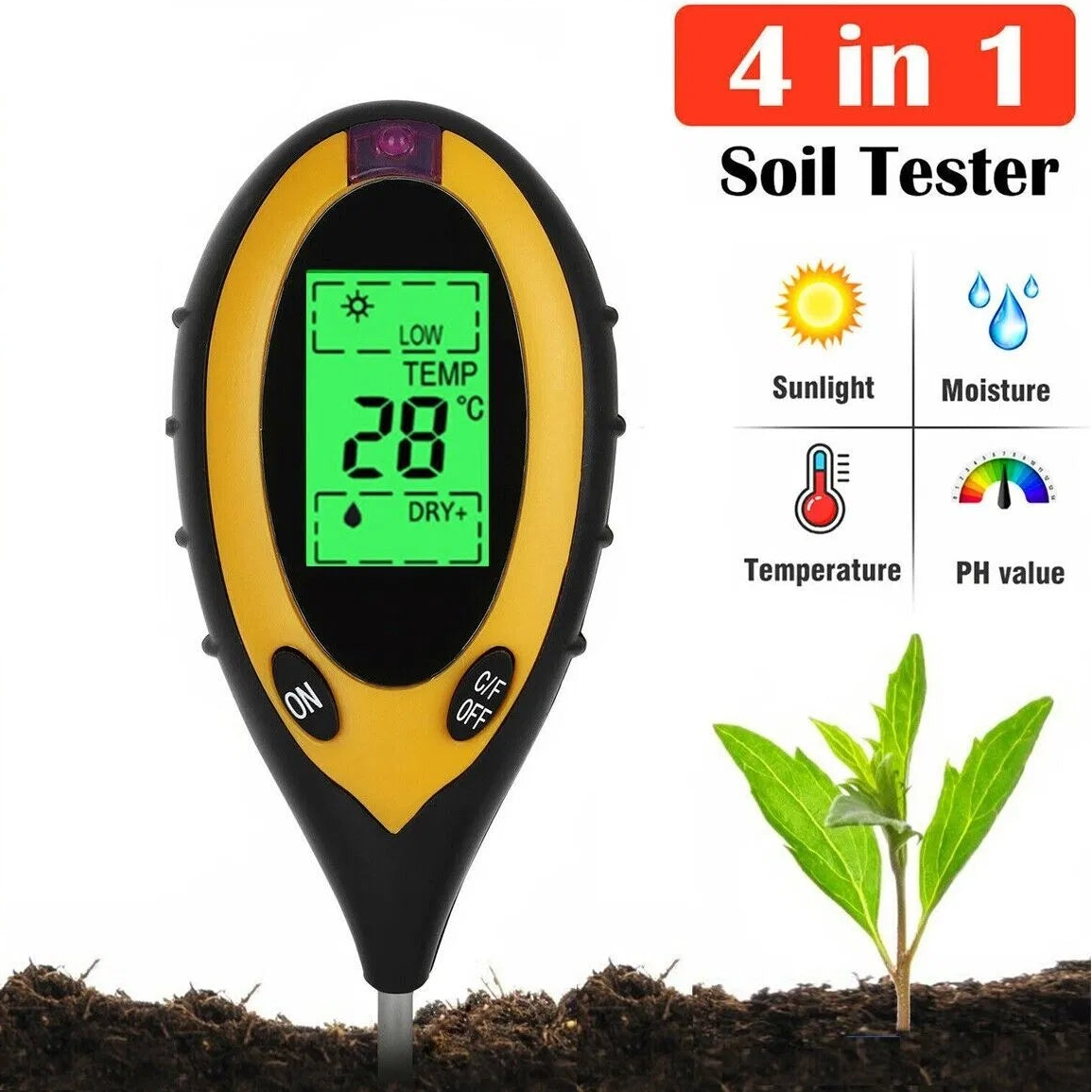 pH Meter for Soil