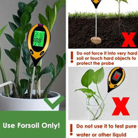 4-in-1 Digital ph Meter for Soil