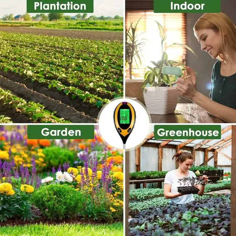 4-in-1 Digital ph Meter for Soil