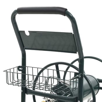 4 Wheel Hose Reel Wagon | Garden Hose Trolley with Connector Hose