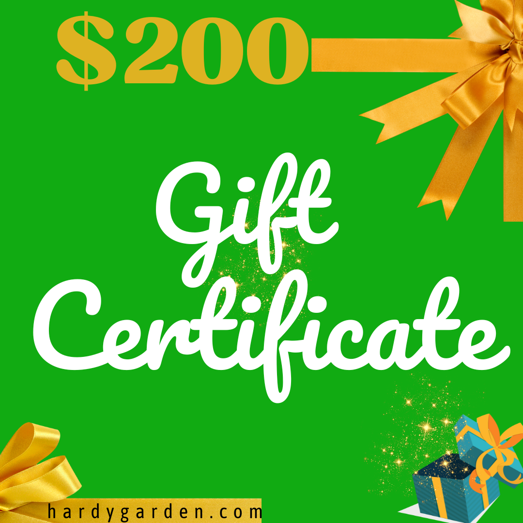 Hardy Garden Gift Certificate $200