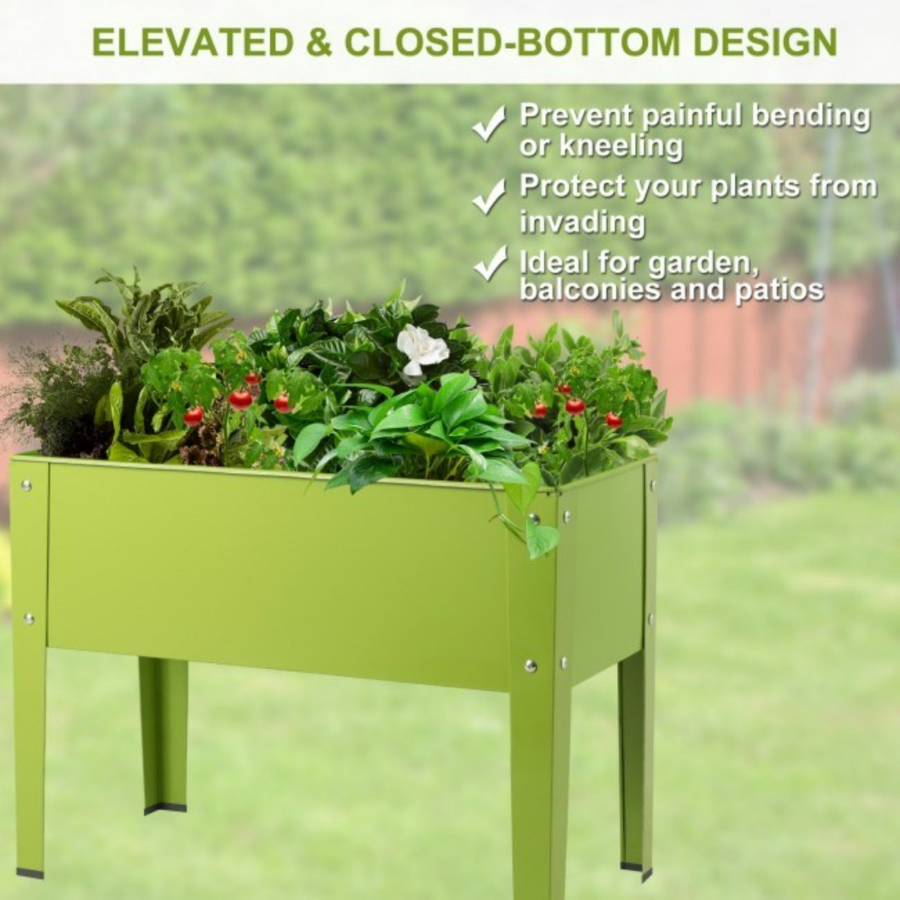 Elevated Garden Boxes On Leg