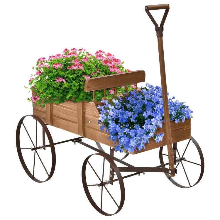 Garden Cart Planter, Wheelbarrow for Garden Decor