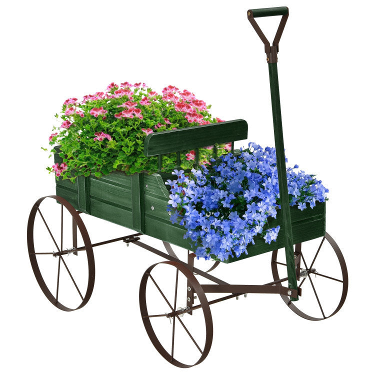 Garden Cart Planter, Wheelbarrow for Garden Decor